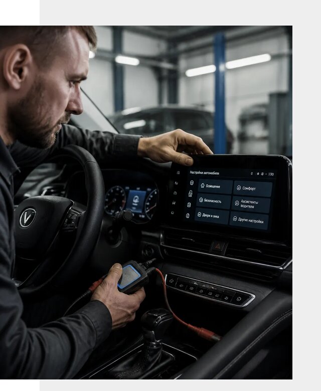 Русификация Changan CS55 и мультимедиа под ключ в Вятских Поляне