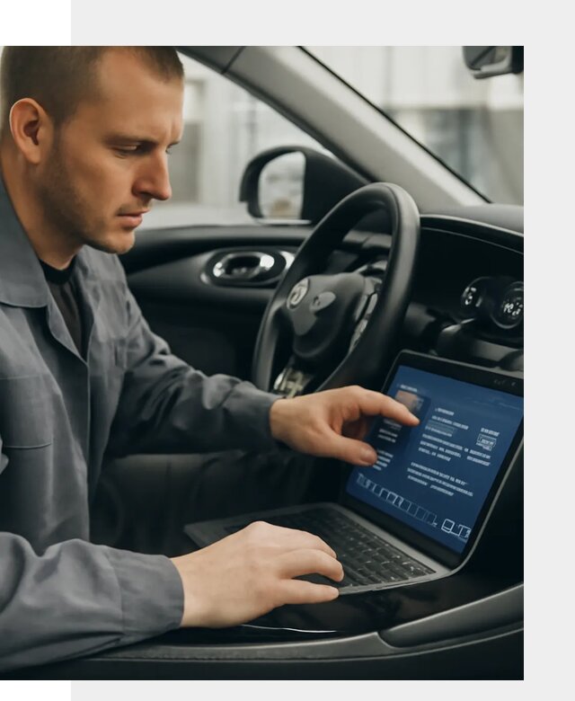 Русификация приборной панели автомобиля Lynk Co в Вятских Поляне